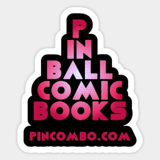 Pinball Comic Books PINCOMBO.com Sticker